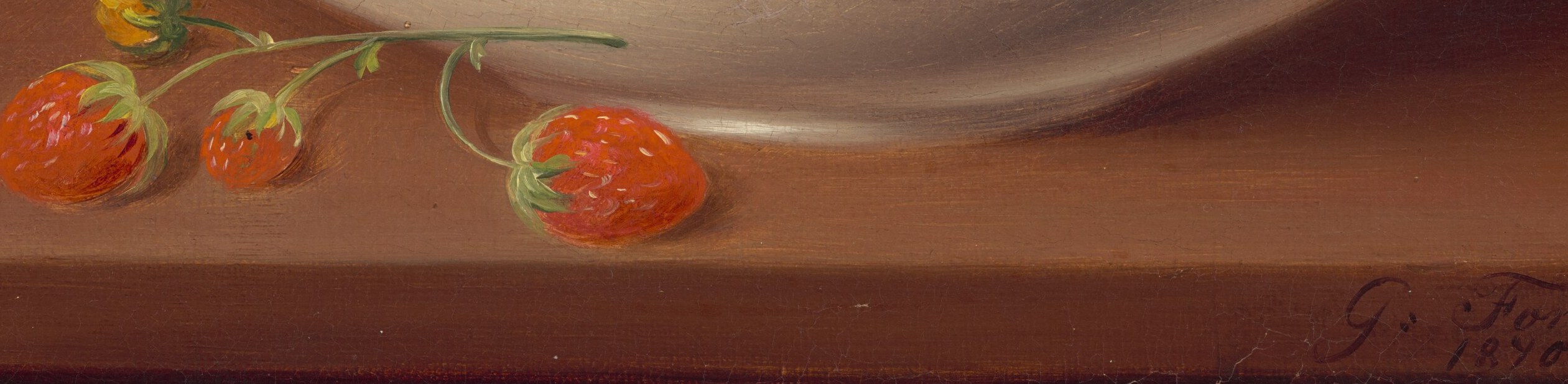 The artist, George Forster, worked only in morning light.