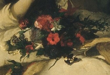 Her flowers show botanical precision.