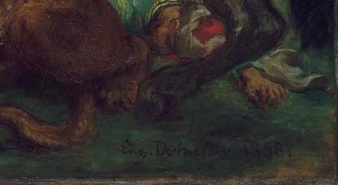 He found inspiration in the dramatic works of Rubens.