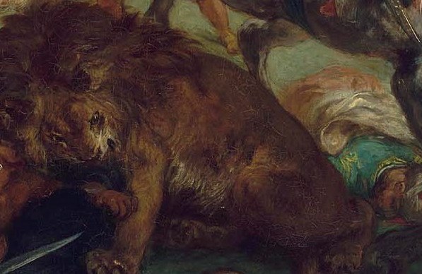 Such as the chaos of this lion hunt.