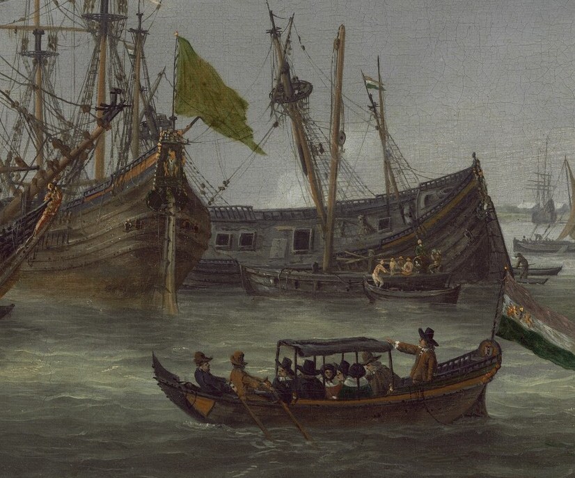 Even the smallest boats carry surprising details.