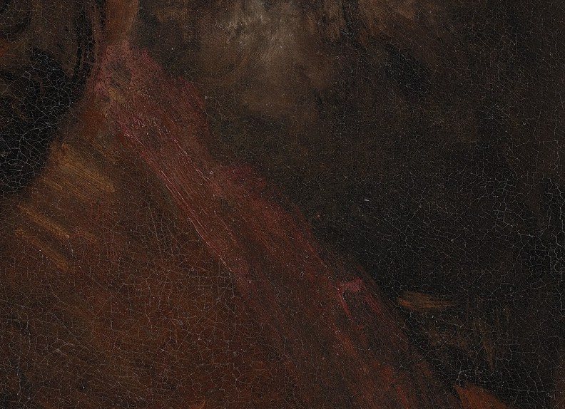 Thick brushstrokes give it life.