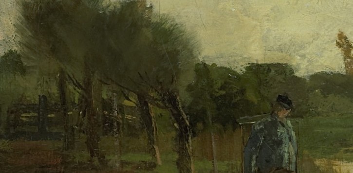 The artist, Geo Poggenbeek, was part of the Hague School.