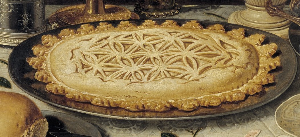 See the texture of the pie crust.