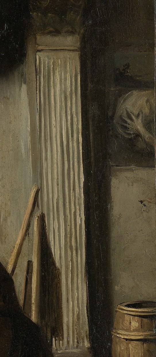 Anton Mauve painted this early in his career, in 1856.