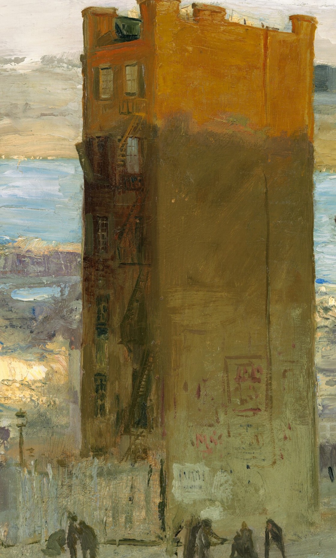 He was part of the Ashcan School, painting working-class New York.