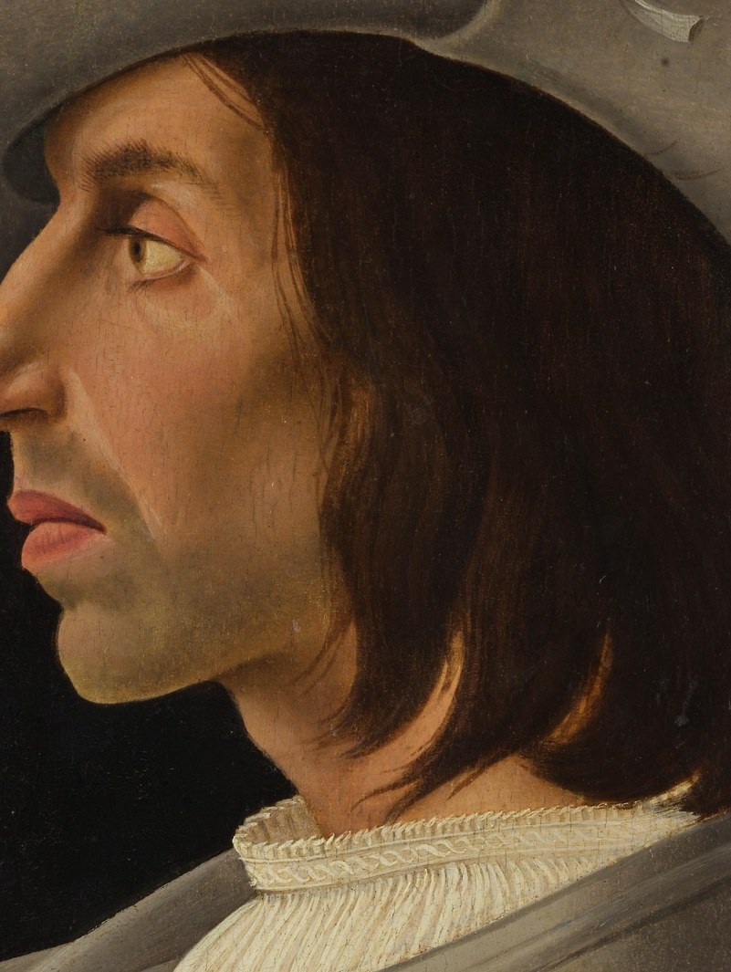 The painter knew the cheekbone, the jaw, the ear are one continuous volume.