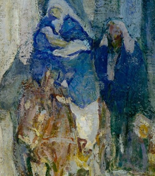 His scenes feel lit from within, not just painted.