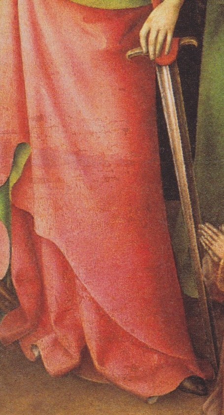 Stefan Lochner was famous for his luminous colors and fine detail.
