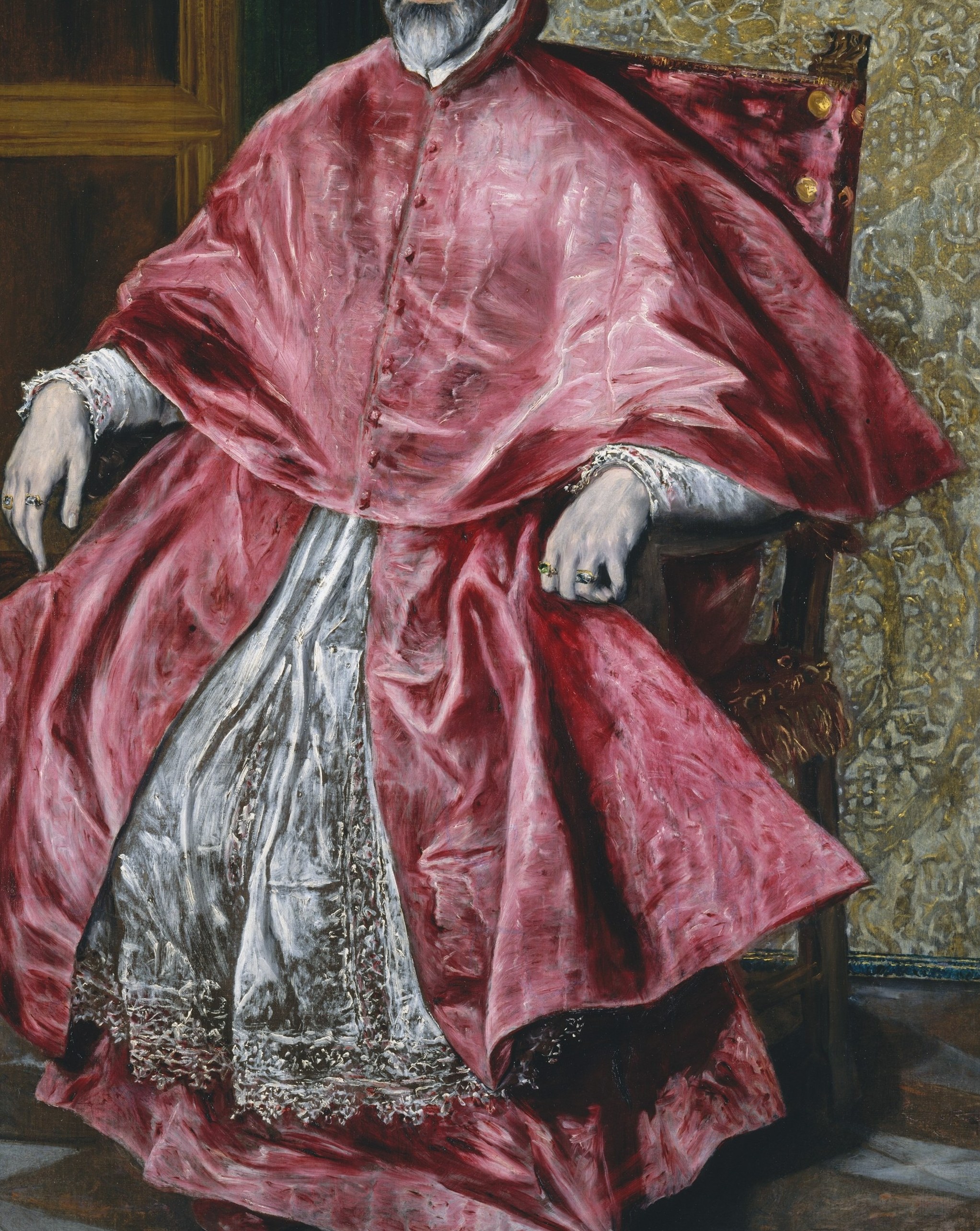 This man's robes tell a story of immense power.