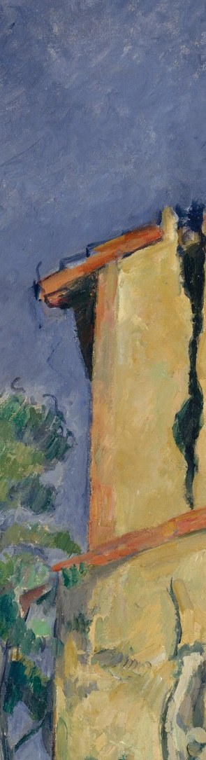 But Cézanne has embedded a message in its structure.