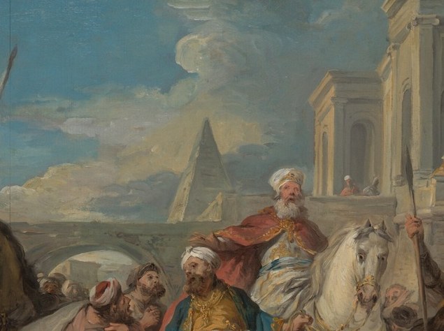 De Troy painted this in 1736 for a public exhibition.