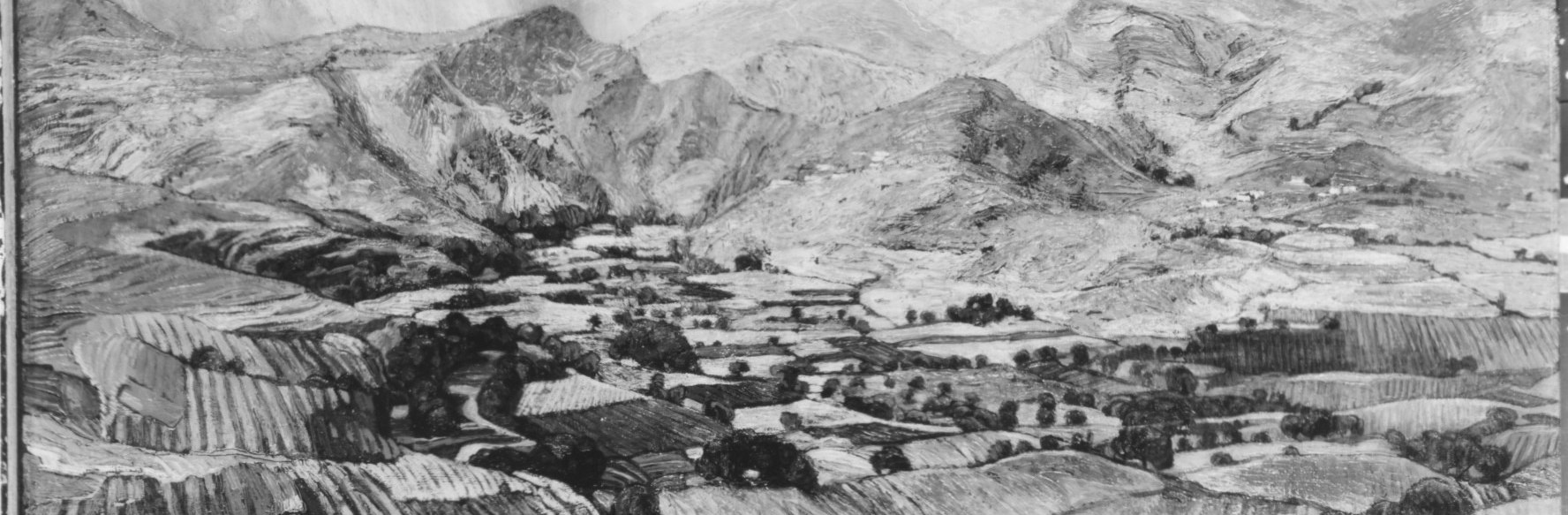 In 1921, the painter captured these rolling hills.