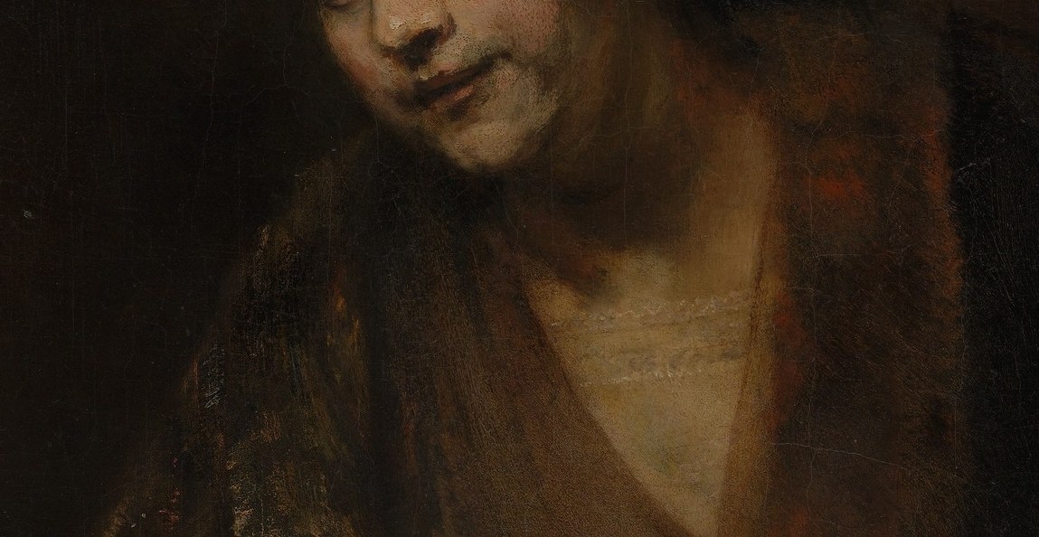 He paints her without the formal distance of a commission.