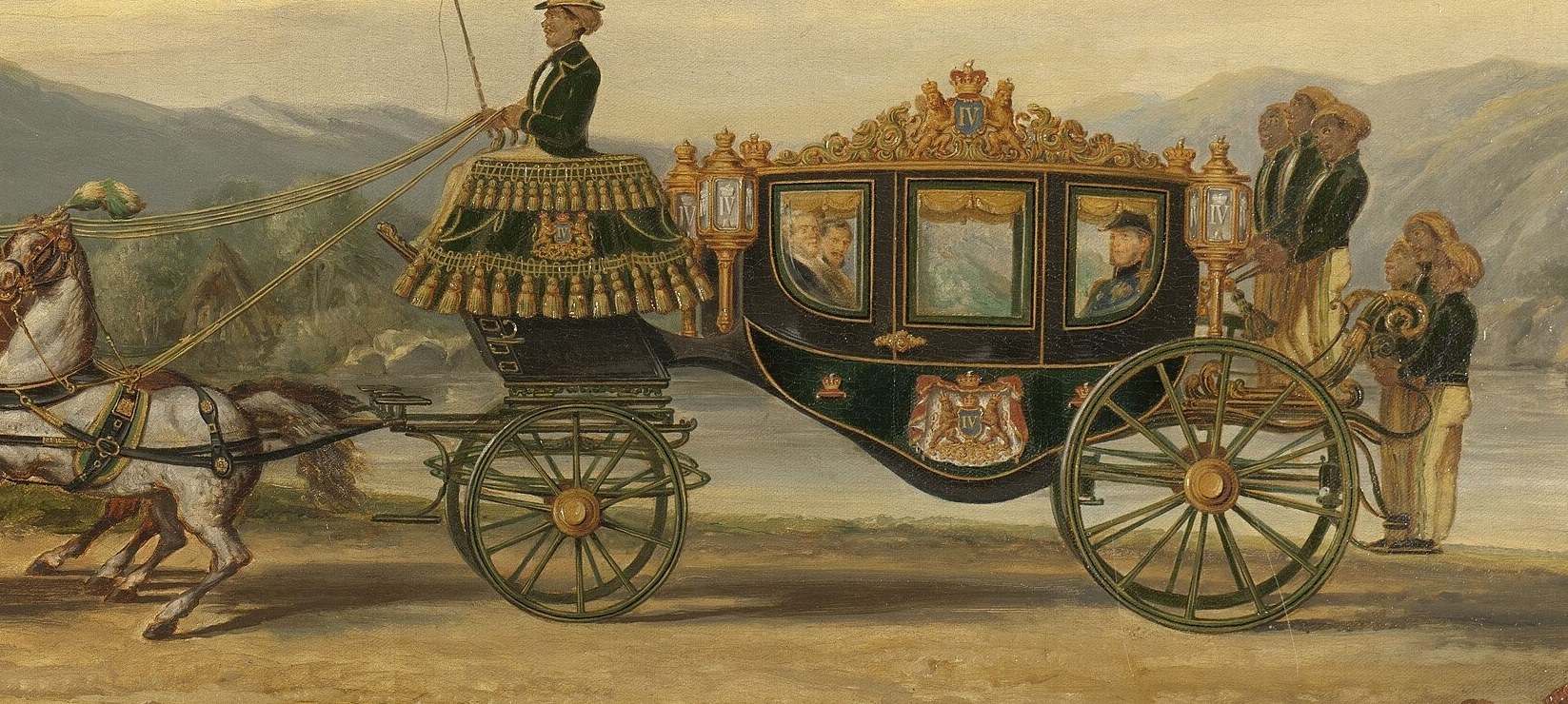 It's Mangkunegara IV's Golden Coach, painted in 1870.
