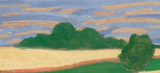 Félix Vallotton was known for this bold, almost flat style.
