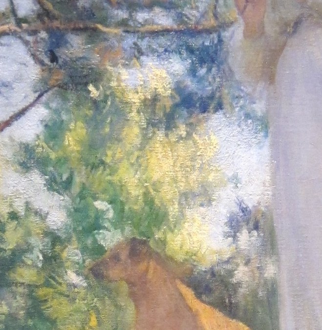 His brushwork feels loose, almost sketch-like, to convey the moment.