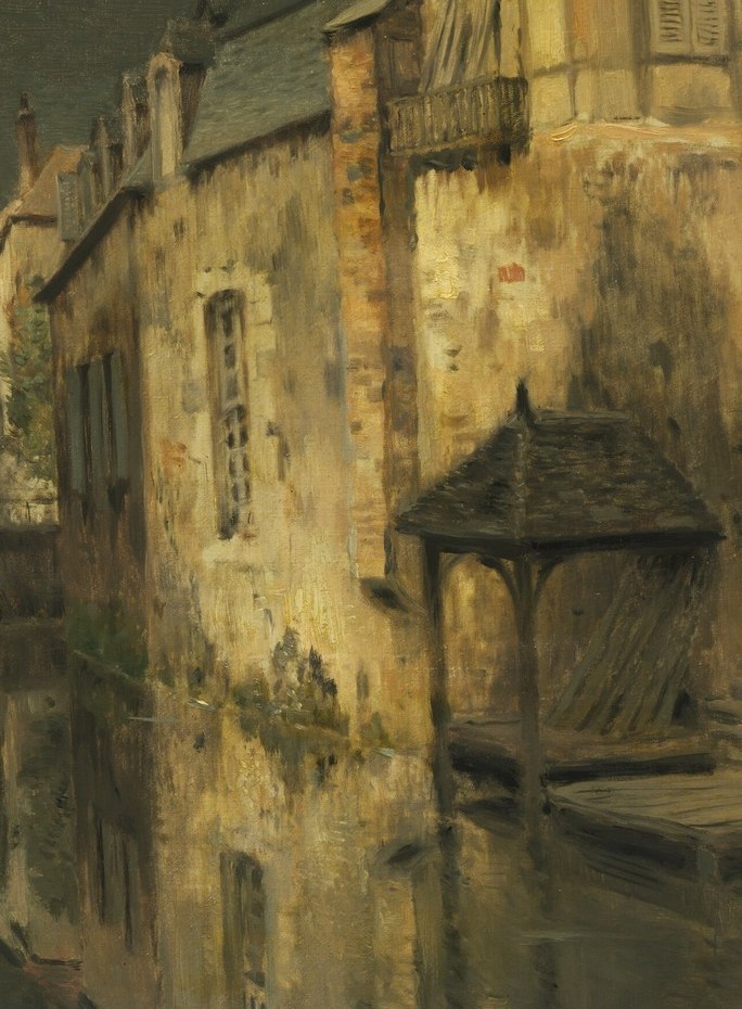 He was a French landscapist, working in oil paint.