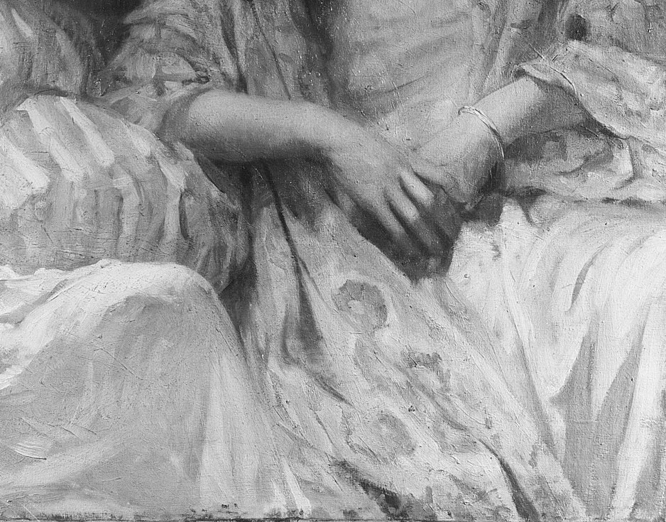 The painter was known for depicting women at ease indoors.