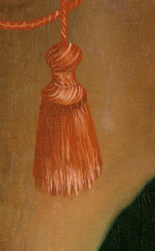 An unknown arm appears, suggesting another person nearby.