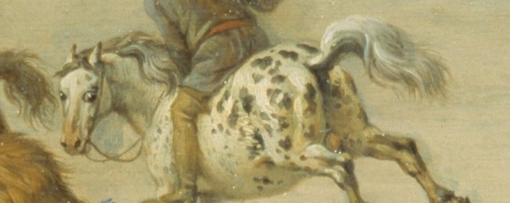 Look at the power and detail in this charging horse.