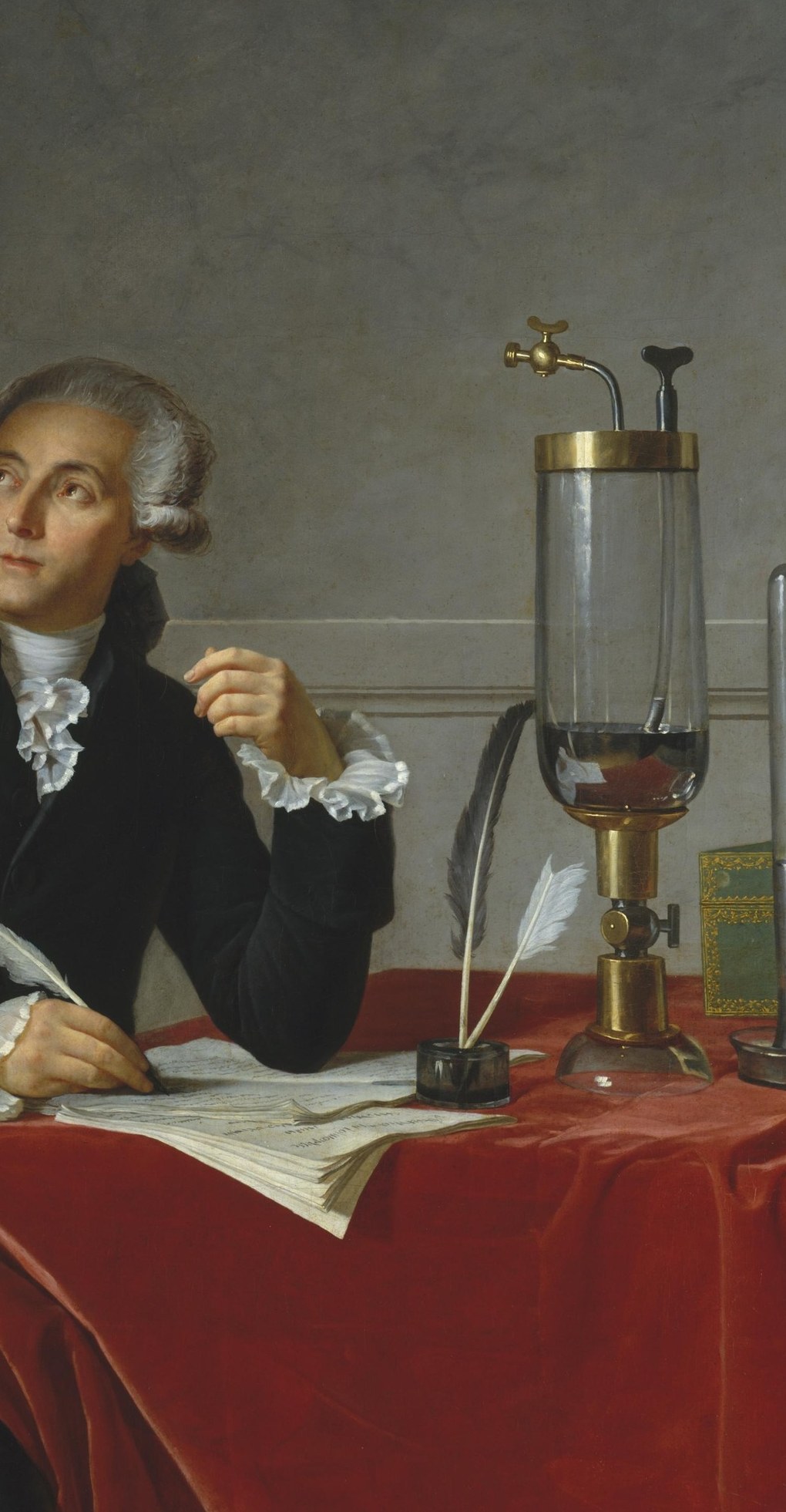 These are the instruments of the Chemical Revolution , retorts used in combustion and gas experiments. For a contemporary viewer they were as charged as a telescope or a rocket.