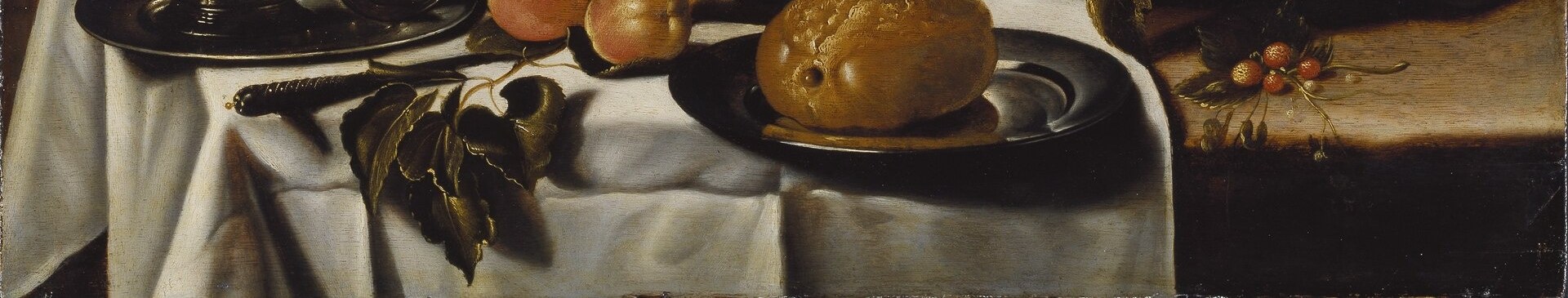 The folds and shadows of the fabric create a sense of depth and texture, grounding the composition.
