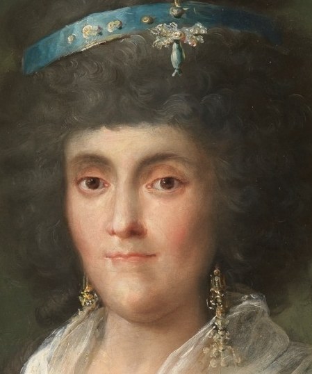 Her painter, Mariano Maella, was royal chamber painter.