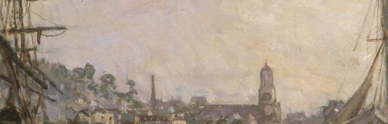 The artist, Johan Jongkind, was Dutch but worked in France.