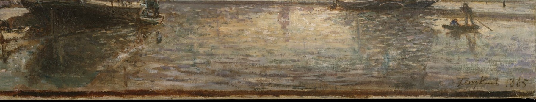 His loose brushwork captured light and atmosphere.