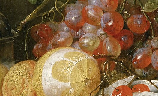The delicate skins of the grapes catch the light, highlighting their plumpness and sweetness.