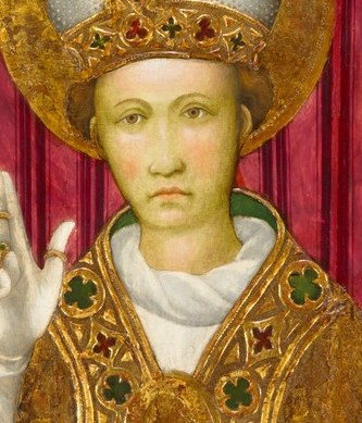This work is likely Saint Louis of Toulouse with a donor.