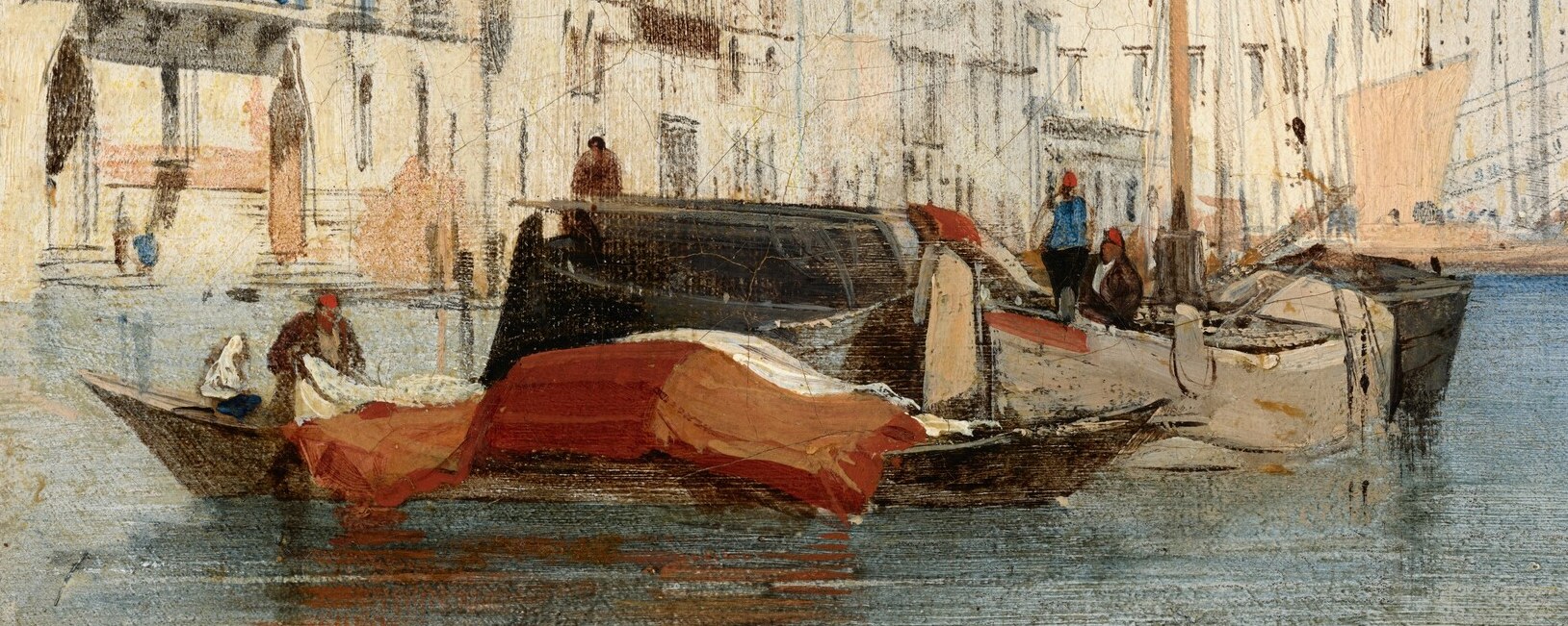 But this painter needed the city alive and moving.