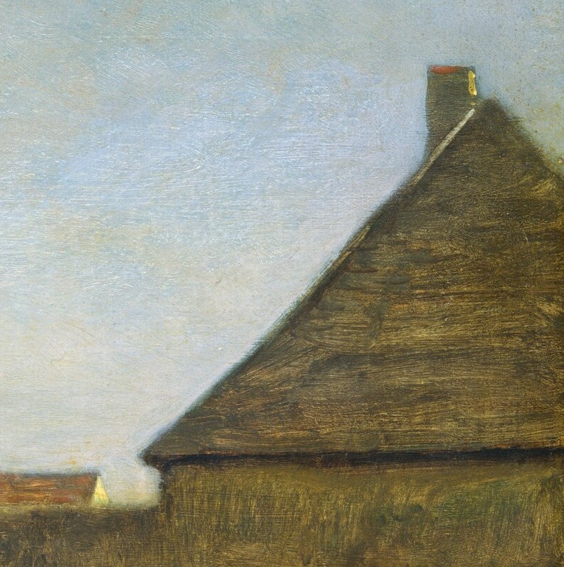 Its shadowed side and simpler form create a visual counterpoint to the main structure.