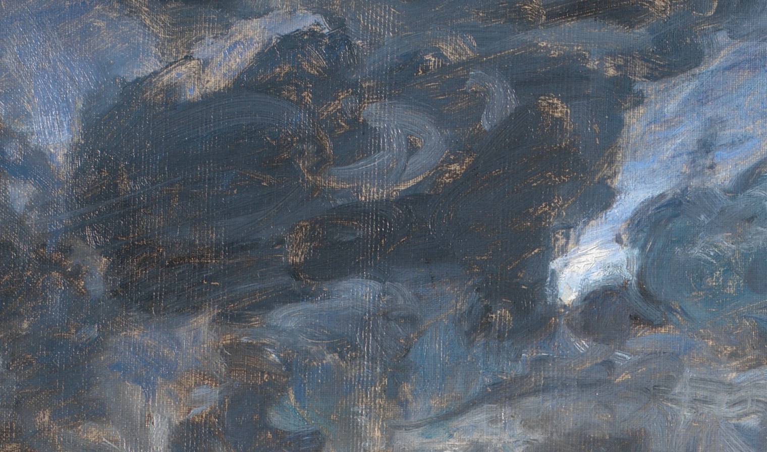 This painter made stormy skies feel solid.