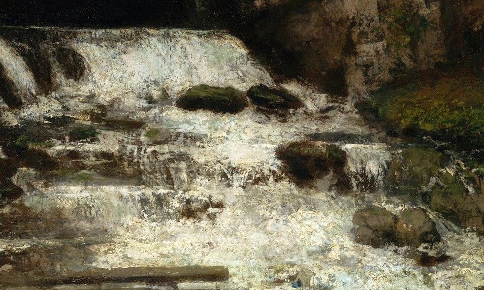 He captures nature's raw geological fact.