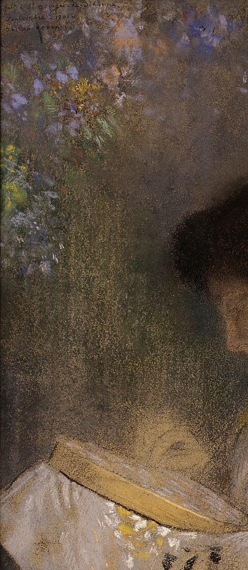 His later works, like this, were often inspired by Japanese art.