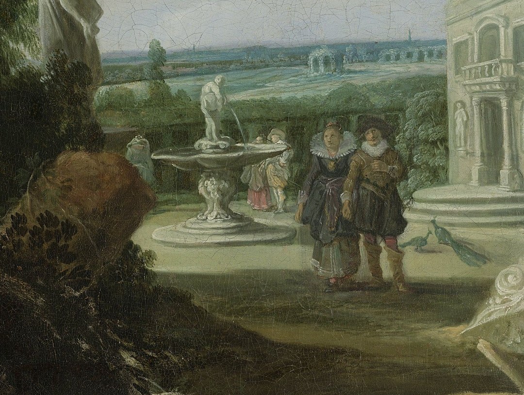 Marriage portraits were common for wealthy Dutch citizens.