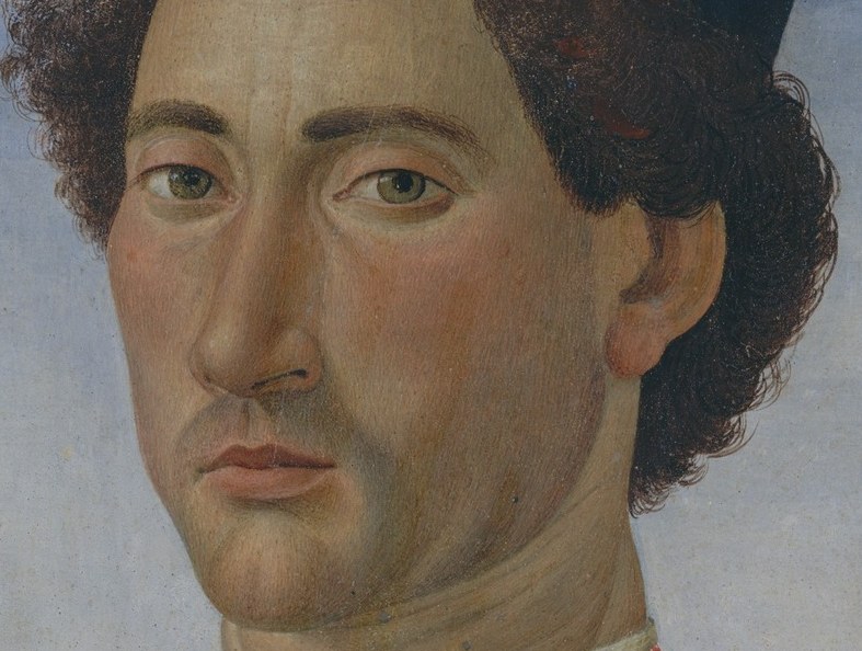 He was painted by a Florentine master, Cosimo Rosselli.