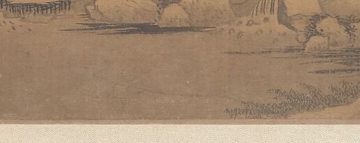 It was painted in ink and subtle color on silk in 1777.
