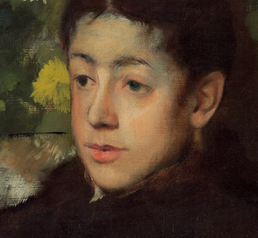 A sober portrait from Degas, the 'realist' Impressionist.