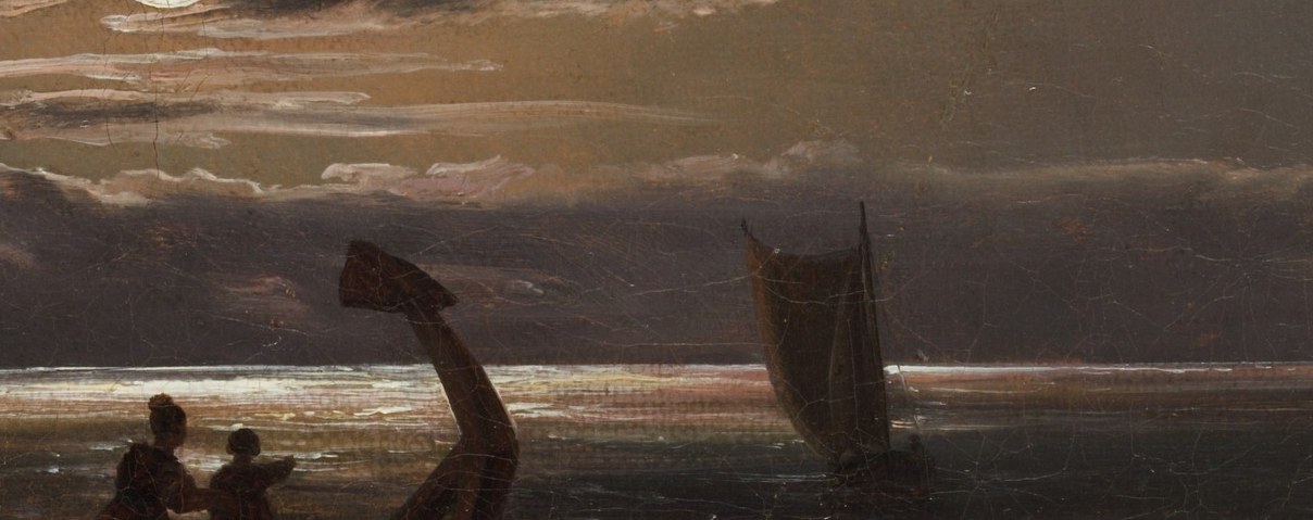 Johan Christian Dahl painted this in 1830, far from his Norwegian home.