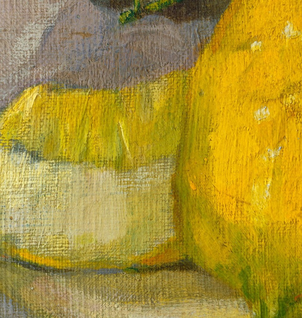 Then a slice is cut, revealing the flesh inside.