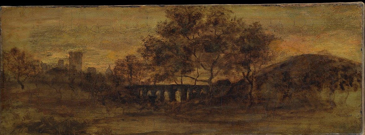 As the paint aged and cracked, the gold beneath began to glow.