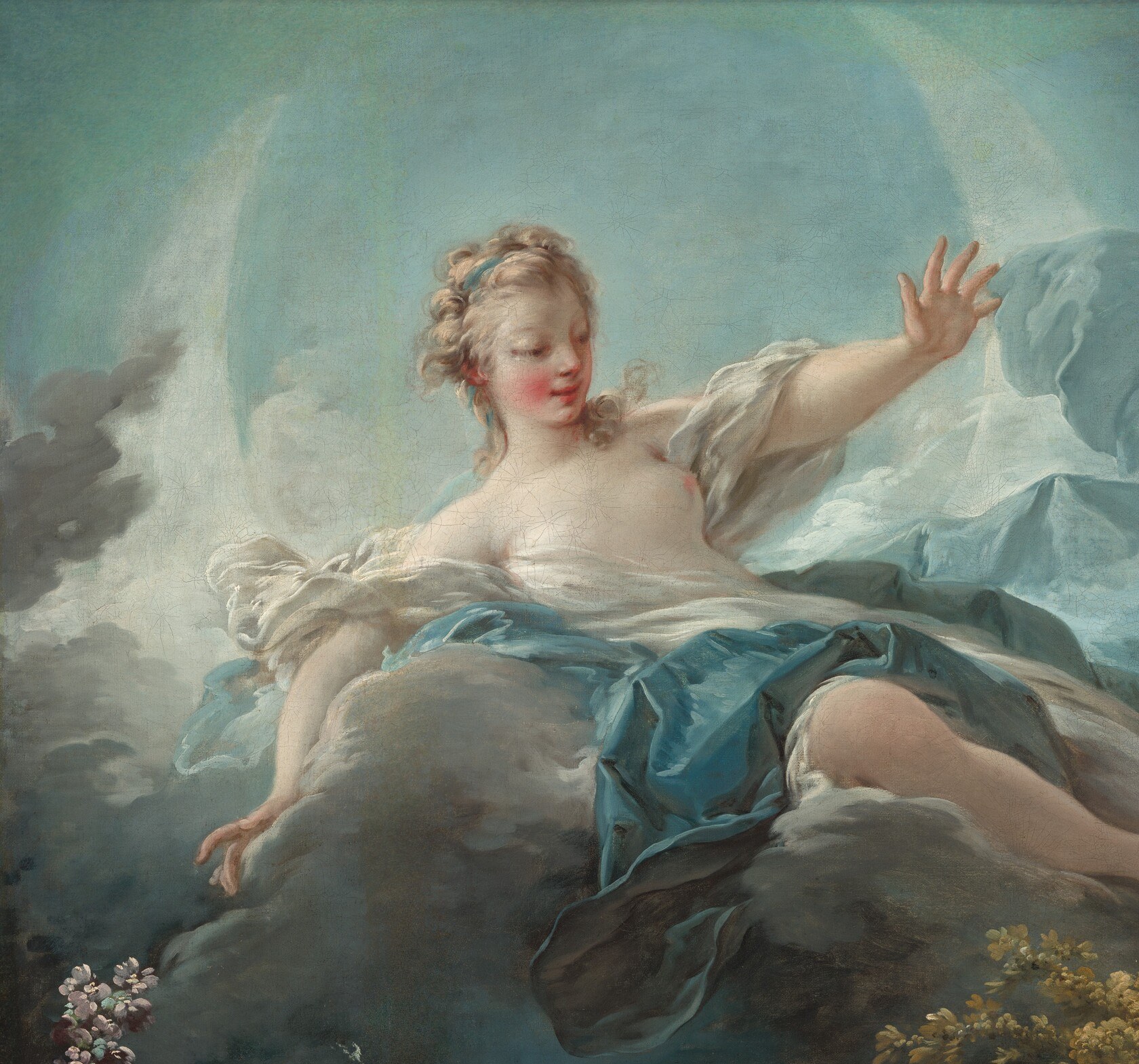 But this painting, made in 1754, shows her very differently.