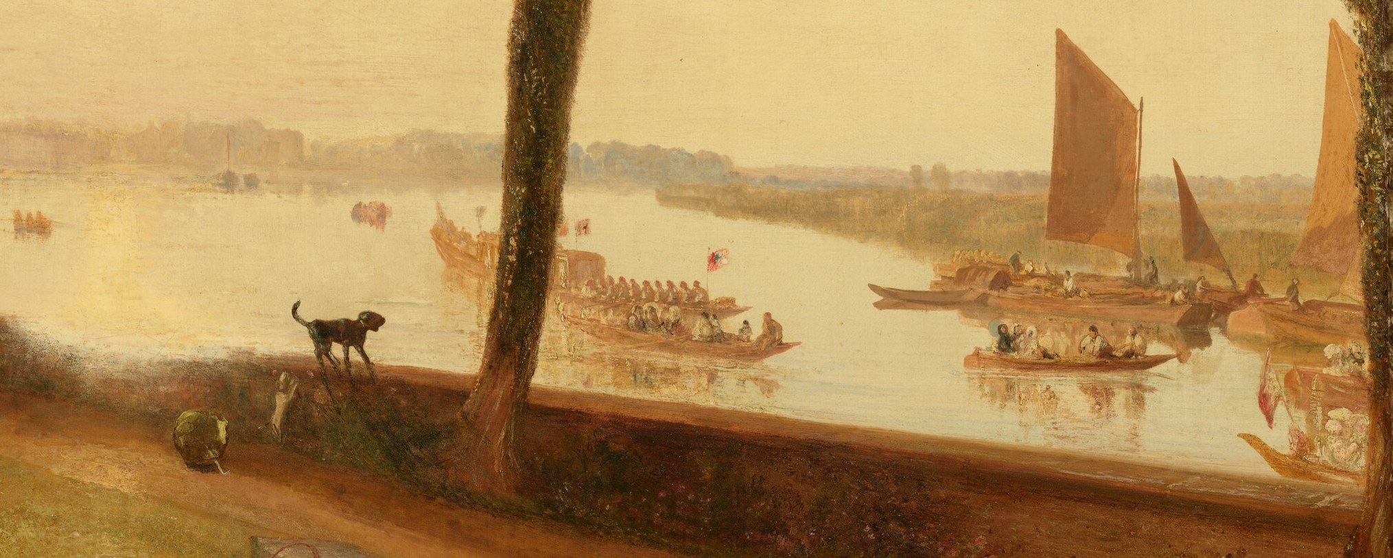 And then she slashed this painting.