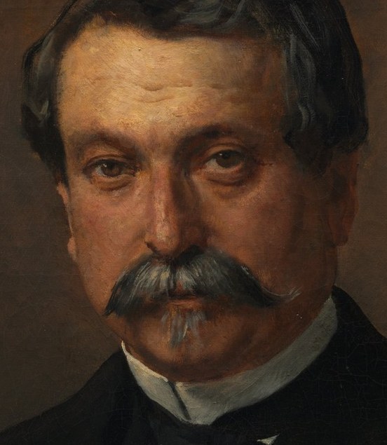Bonnat's realist style captures his unidealized presence.