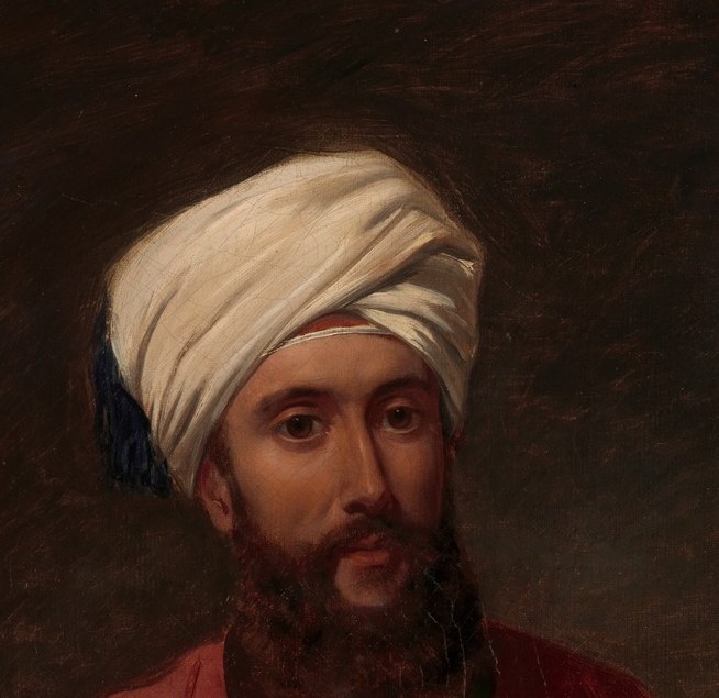 But the sitter was a painter, not a scholar.
