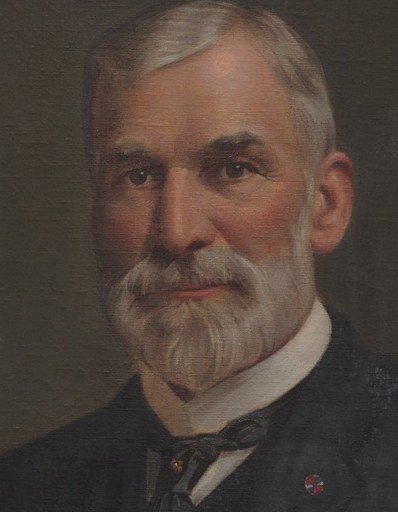 His artist, Freeman Willis Simmons, captured a man of authority.