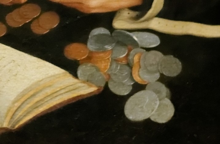 He often painted figures associated with money and greed.